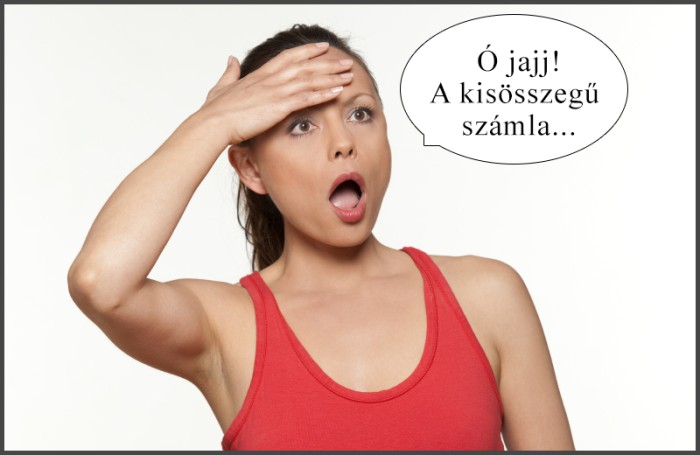 „Elfelejtett” kisösszegű számla – számviteli és áfa-önellenőrzés: igen/nem