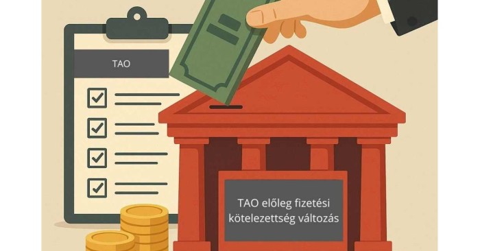 Társaságiadó adóelőleg és fizetési kötelezettség változásai 2026. január 1-től.