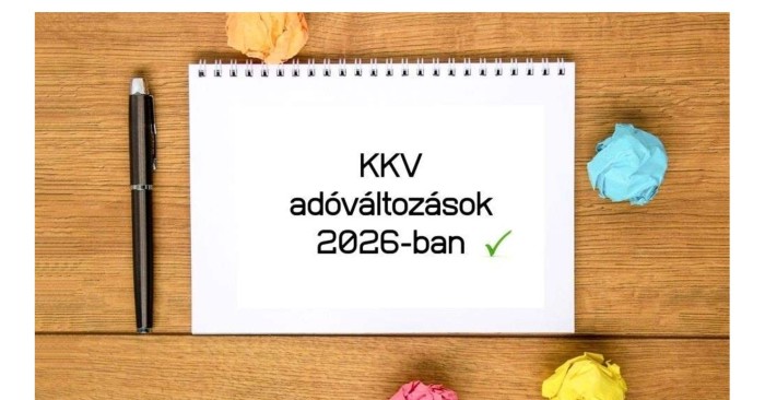 Változások a kis és középvállalkozások adózásában 2026-ban