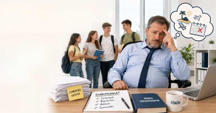 Kovács úr „atyáskodik” – diákmunka a cégnél
