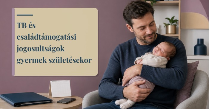 Mikor és milyen tb és családtámogatási ellátásra jogosult a vér szerinti apa gyermeke születésekor?
