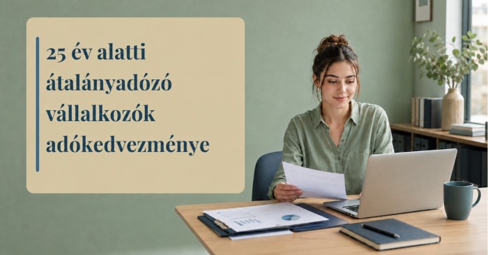 25 év alatti átalányadózó vállalkozók: így érvényesíthető az adókedvezmény