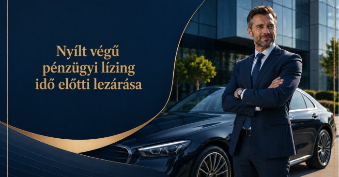 Nyílt végű pénzügyi lízing idő előtti lezárása