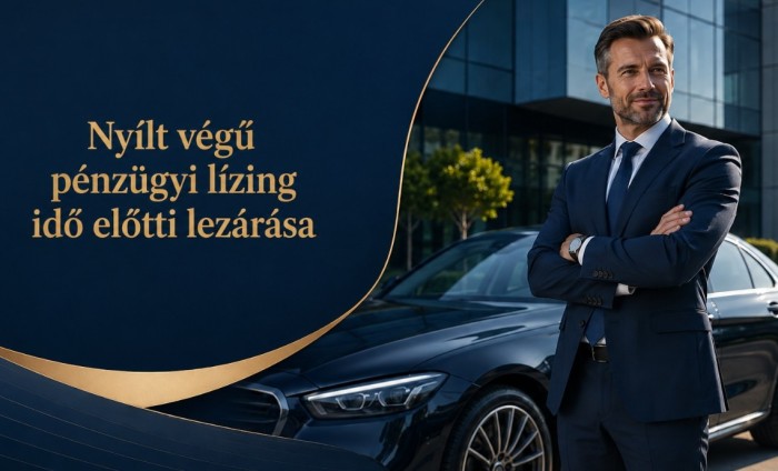 Nyílt végű pénzügyi lízing idő előtti lezárása